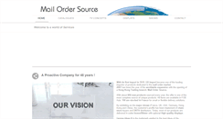 Desktop Screenshot of mailordersource.com