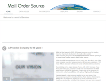 Tablet Screenshot of mailordersource.com